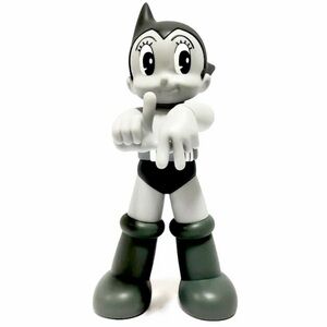⚡️ToyQube⚡️Astro Boy LA Mono Edition Vinyl Figure Gray Los Angeles 10.5"